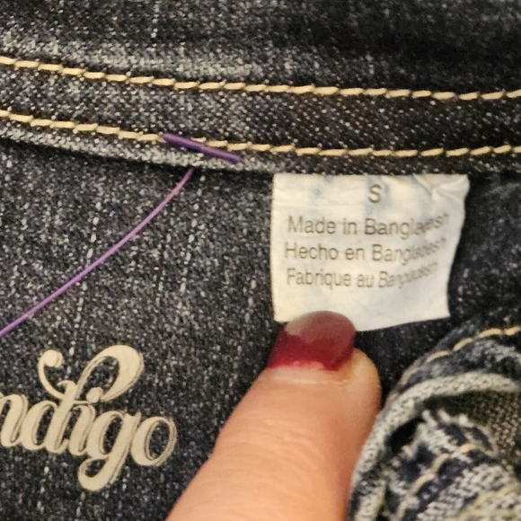 Ladies embellished jean jacket - Picture 3 of 3